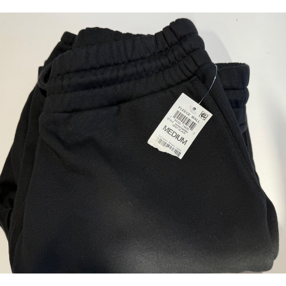 Mode of One Mens Regular Fit Fleece Joggers‎ in Deep Black Size M new - Picture 7 of 7